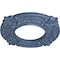 Ekena Millwork Benson Ceiling Medallion (Fits Canopies up to 4 1/8"), 9"OD x 4 1/8"ID x 5/8"P, Americana Crackle CM09BNAMC - alternate 3